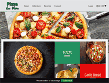 Tablet Screenshot of laverapizzaonline.co.uk
